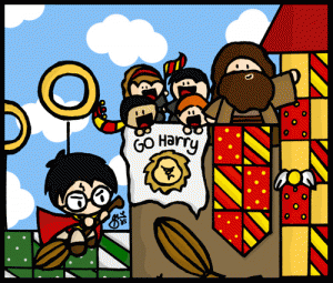 Harry at a Quidditch Match