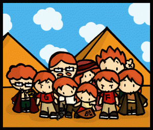 The Weasleys in Egypt