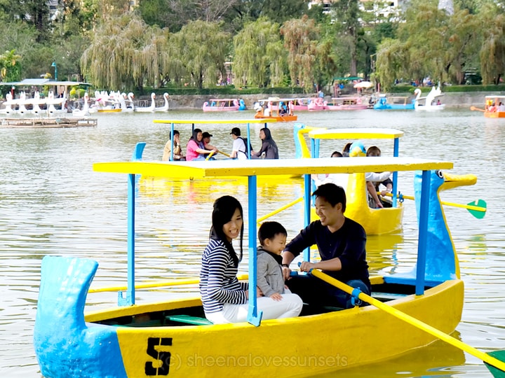 Baguio with a Toddler Boat Burnham Park