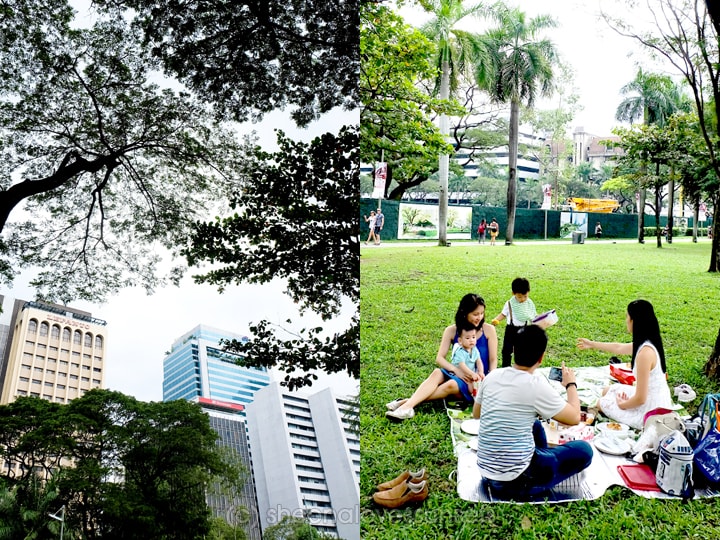 Picnic at Ayala Triangle Gardens