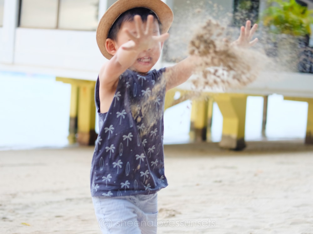 first beach trip Philippines