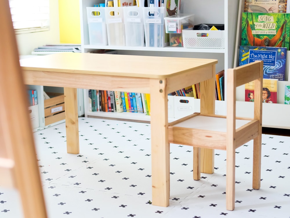 Homeschool Kiddie Table and Chair-min