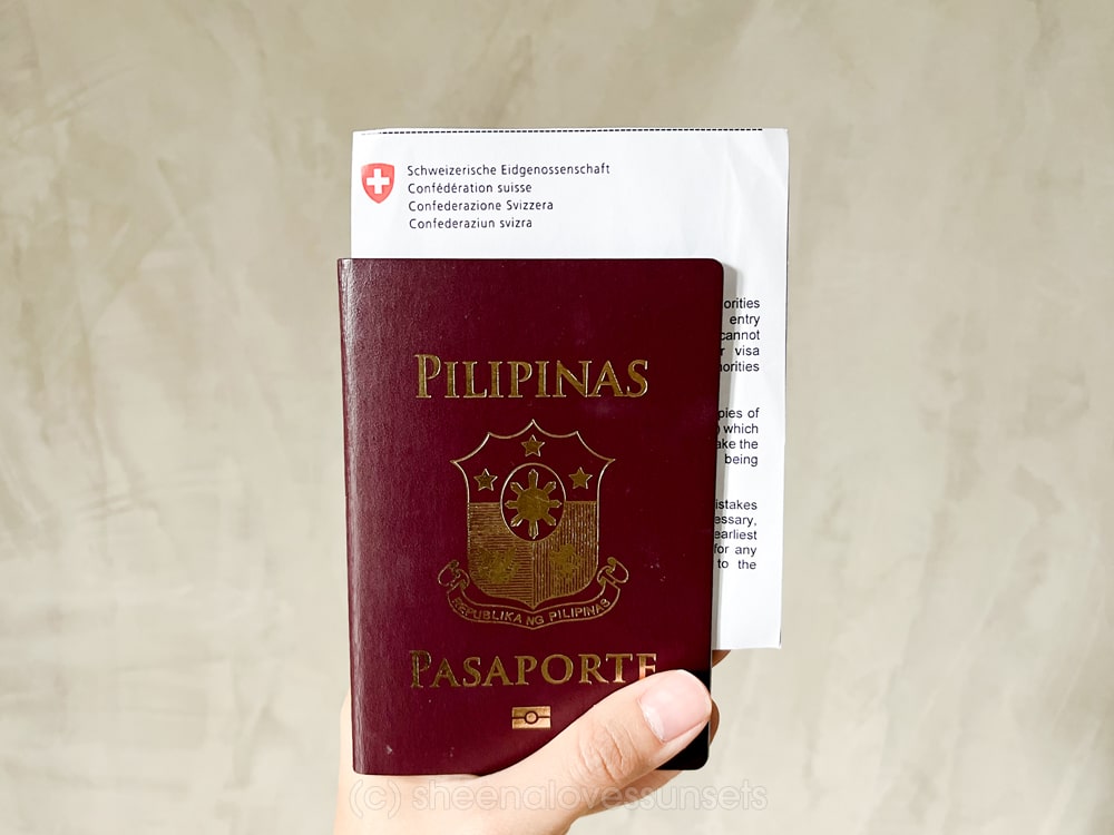 Swiss Visa Philippine Passport-min